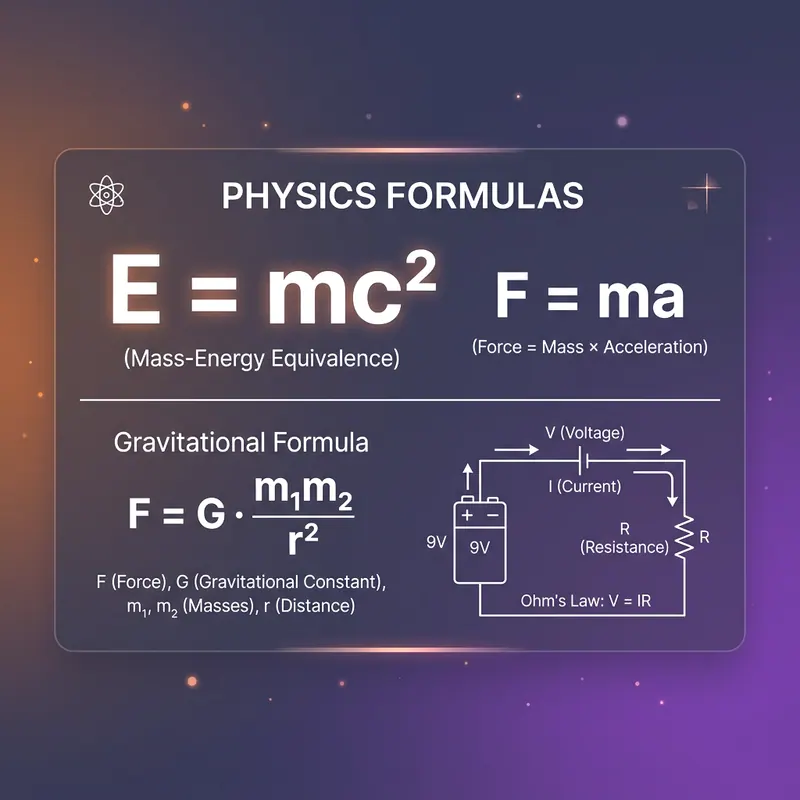 Physics Formulas